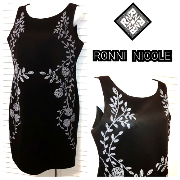 RONNI NICOLE Sequined & Stretchy Pullover Dress - Picture 2 of 14